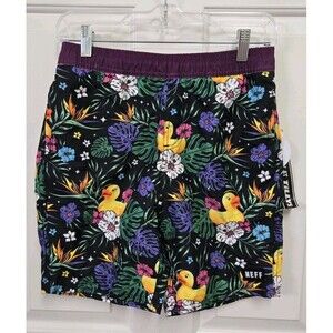NEFF Ducky Hot Tub Board Shorts Swimming SZ M NWT